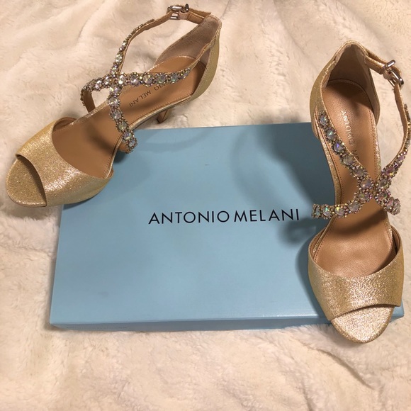Antonio Melani JAMME Sandal Heels {soft champagne} - Picture 3 of 6